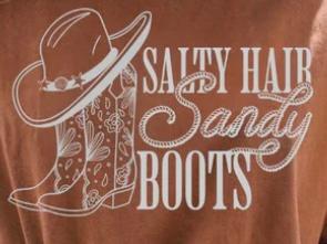 Salty hair Sandy boots