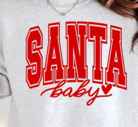 Santa baby - red