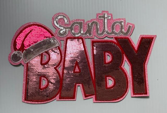 Santa Baby Patch -bling