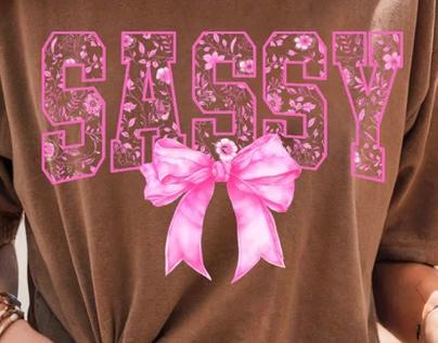Sassy - Pink Bow