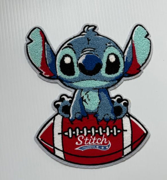 Stitch on football Patch