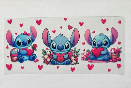 Stitch-pink hearts
