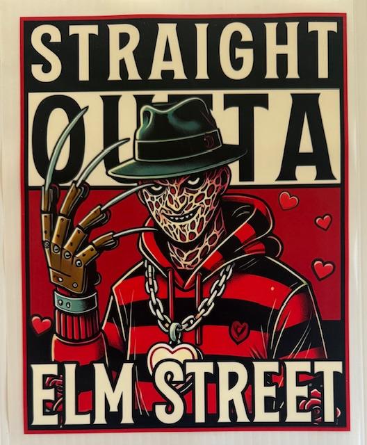 Freddy - Straight outta Elm Street - heart charm