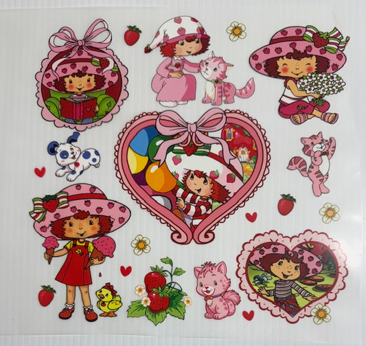 Sttrawberry Shortcake - heart in middle/rt bottom