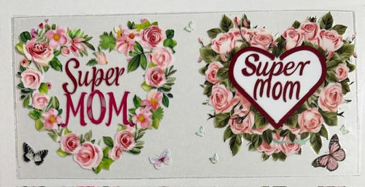 Super Mom - Heart flowers