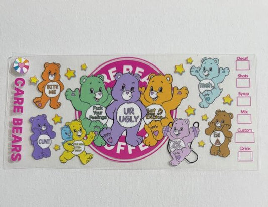 Swear Bears - Ur Ugly. purple bear