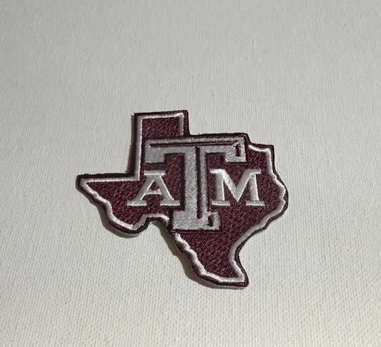 Texas A & M patch -TX shape