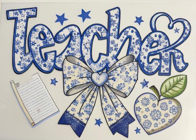 Teacher - blue