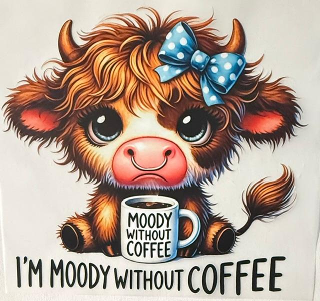 Cow - I'm Mooody without Coffee