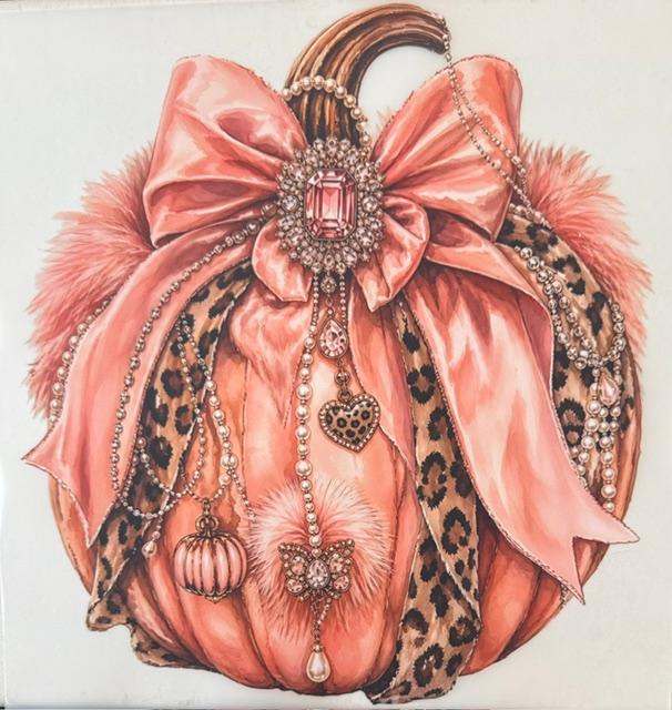 Pink Satin Pumpkin