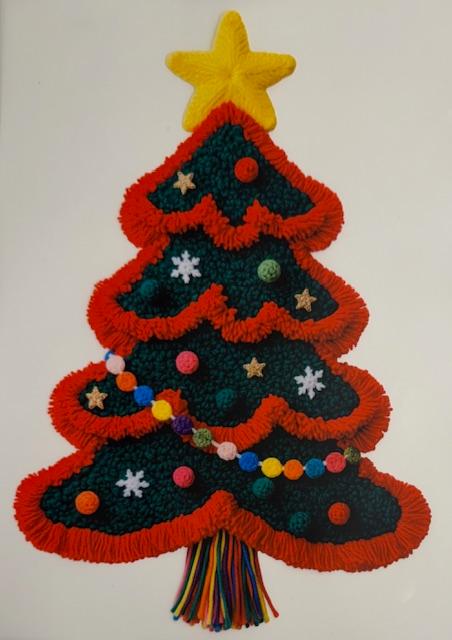 Christmas tree - yarn