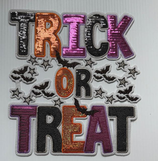 Trick or Treat Patch- Bling