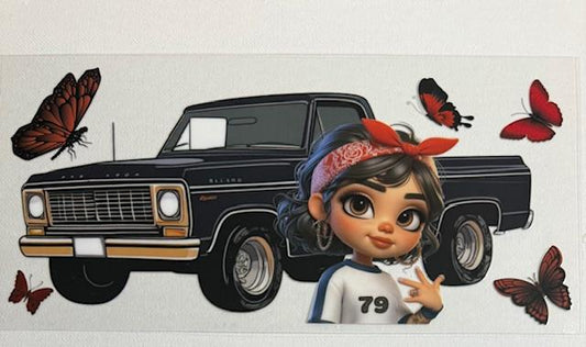 Chola Girl-black truck