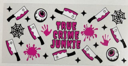 True Crime Junkie-pink