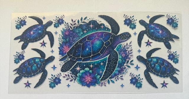 Turtles - colorful - 1 big, 4 small
