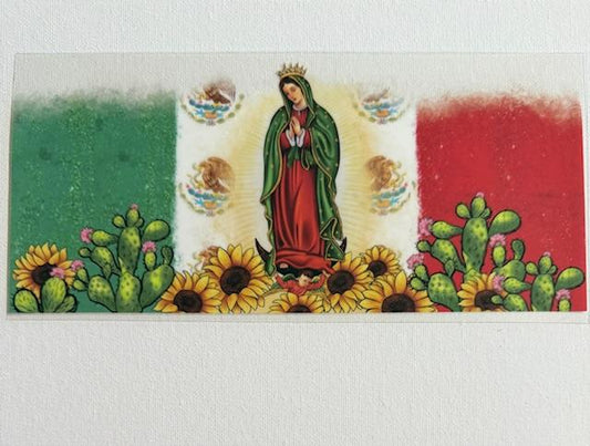 Virgen - red,white green