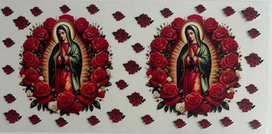 Virgen de Guadalupe - many roses